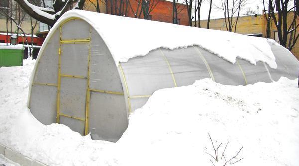 Теплицы, которые используются зимой, должны быть установлены на фундамент 