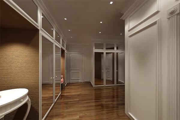 Установленные в коридоре сразу два зеркала - это довольно практичное решение
