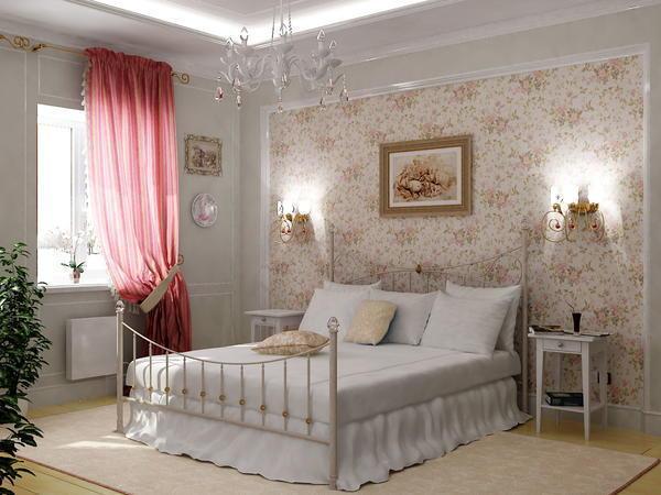 Главная особенность спальни в стиле прованс — это свежесть, образованная светлыми тонами