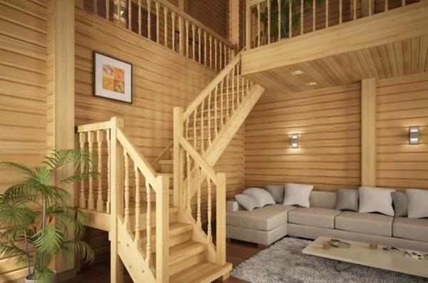 Если у вас в доме стоит деревянная лестница, тогда лучше всего подбирать перила, которые изготовлены из дорогих пород дерева