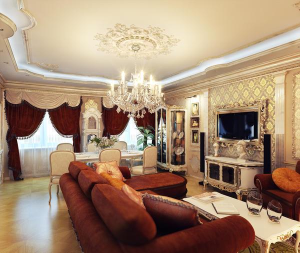 Чтобы создать семейный уют и сделать комнату более изящной, многие выбирают именно классический стиль