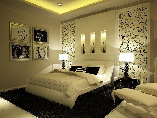 При ремонте в спальне необходимо придерживаться одного стиля и цвета в дизайне