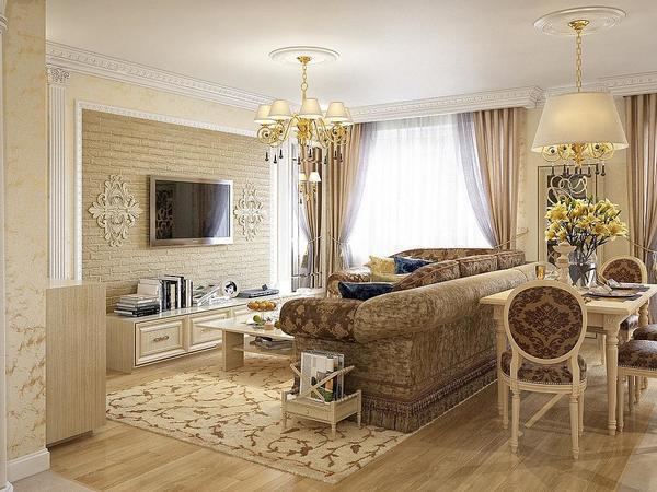 Обставляя гостевую комнату в классическом стиле, необходимо обращать внимание на качество и практичность мебельного гарнитура