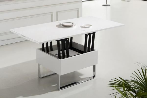 Столы гибридного типа могут сочетать в себе несколько предметов мебели