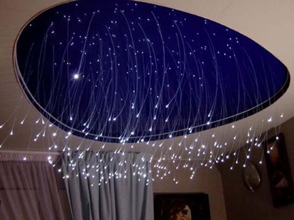 Звездное небо из гипсокартона осветит любую комнату. Идеально подойдет для детской и спальни