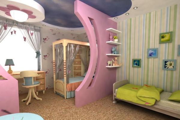 Ваши дети больше не будут ссориться за территорию комнаты, ведь с помощью уютного дизайна и правильной подборки мебели их комната превратится в две маленькие уютные спальни