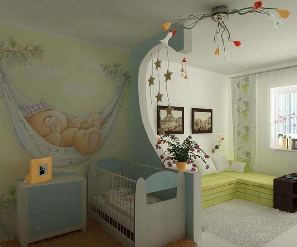 Придумать дизайн красивой гостиной-детской можно как самостоятельно, так и с помощью профессионального дизайнера