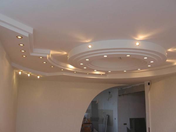 Потолок из гипсокартона – доступный и эстетически привлекательный вариант отделки потолочного пространства
