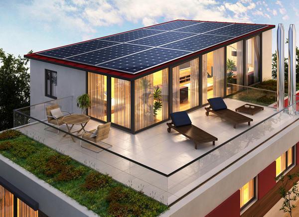 Солнечные батареи на крыше дома должны быть правильно зафиксированы