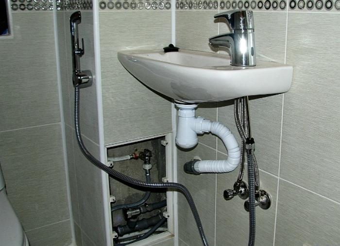 установить гигиенический душ без смесителя