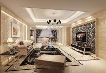 Gold-Damask-Wallpaper-Living-Room-09