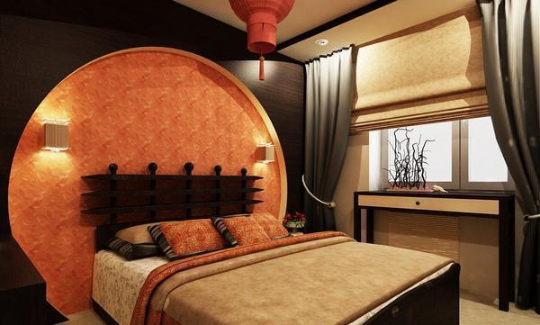 Восточный стиль для спальни - это прекрасное решение для любителей ярких цветов и орнаментов