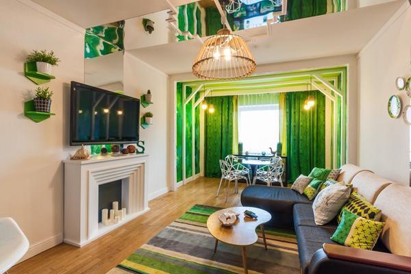Квартира В Зеленом Цвете Фото
