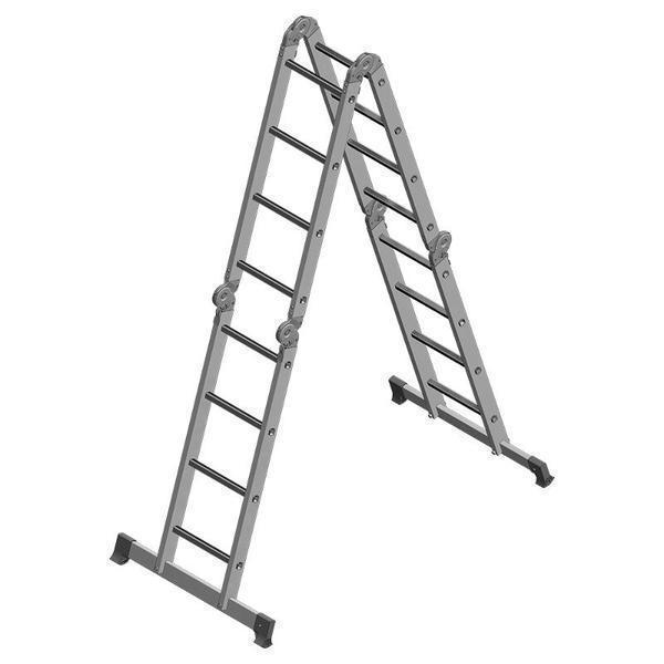 Достаточно практичной и удобной является лестница-трансформер Эйфель-премьер, которая может выдерживать вес до 150 кг
