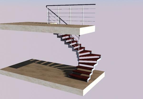 Компьютерная программа для проектирования лестниц позволяет воссоздать конструкцию любого типа