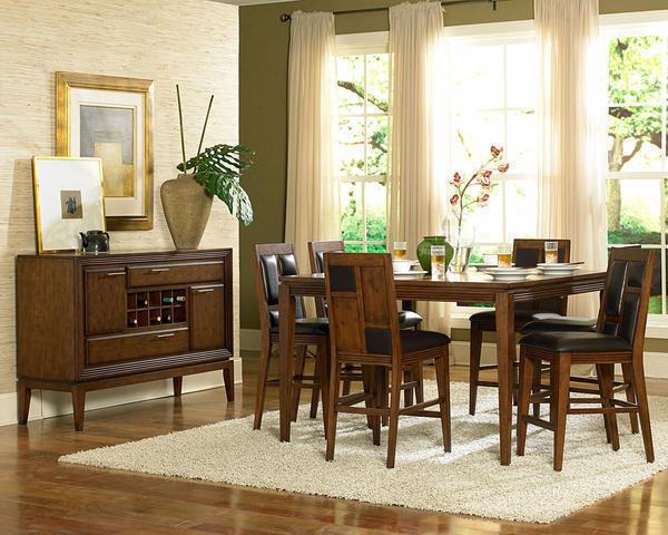 Для комнат с бамбуковыми обоями рекомендуется выбирать мебель изготовлену с натуральных материалов