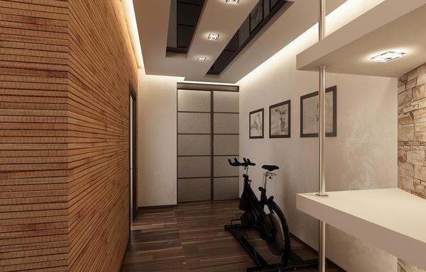 Современный стиль в коридоре будет отображать простоту и легкость помещения