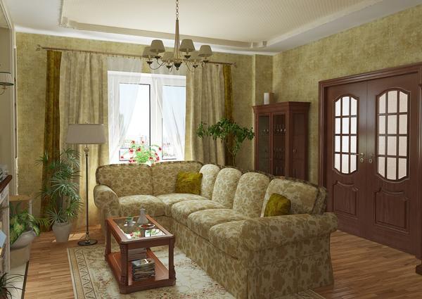 Дополнить интерьер гостевой комнаты в английском стиле можно изысканными и элегантными осветительными приборами