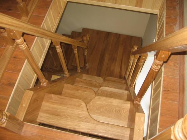 Лестница «Утиный шаг» способна сэкономить и затраты на строительные материалы