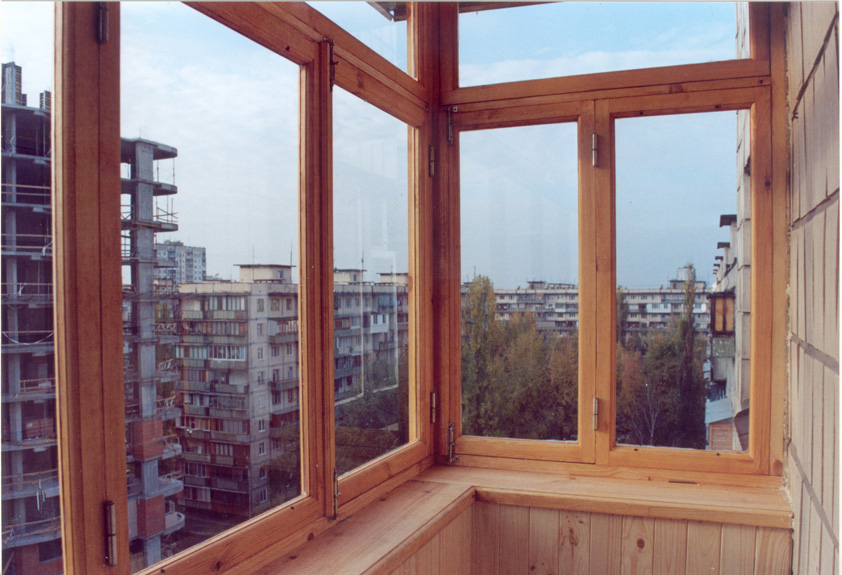 Внутренняя обшивка балкона