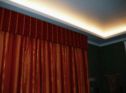 Потолочный карниз – лучшее технологическое решение для светодиодной подсветки