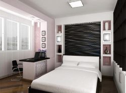 Сделать интерьер спальной комнаты изысканным и оригинальным вам помогут полки из гипсокартона