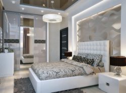 На сегодняшний день дизайнеры рекомендуют оформлять спальню в стиле модерн